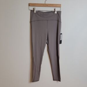 Gray High-Waisted Leggings